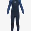 Billabong Wetsuits – 3.2mm Intruder – Backzip – Youth – Navy ( Size 8 – 10 – 12 – 14 )