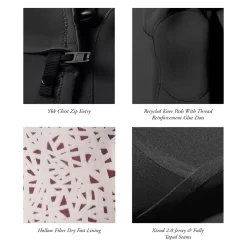 Vissla Hooded Wetsuit – 7 Seas 5/4 MM ( M – MT – L – LT – XL ) -Surf Series Store 7 seas wetsuit