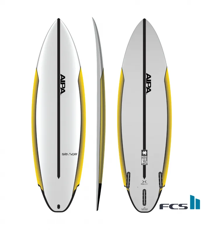Aipa Surfboards – Dark Twinn – Surftech – Dual Core – FCS II ( 5’7 – 5’9 – 5’10 – 6’0 ) 1 Aipa Surfboards – Dark Twinn – Surftech – Dual Core – FCS II ( 5’7 – 5’9 – 5’10 – 6’0 )