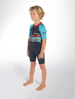 C-skins – Baby Shorty 3/2mm – Striped Blue