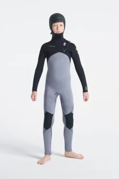 C-Skins Junior Wetsuit: Sessions 5:4 – CHEST ZIP – HOODED