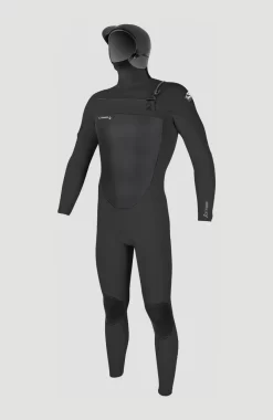 HEREN EPIC 6/5/4MM CHEST ZIP FULL WETSUIT WITH HOOD | BLACK -Surf Series Store Epic back