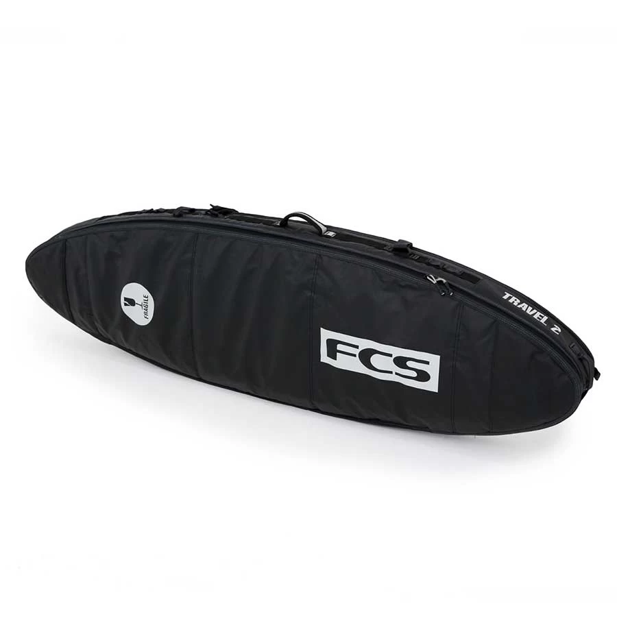 FCS – Travel 2 – Funboard – Double Cover – 6’0 / 6’3 / 6’7 / 7’0 / 7’6 – Black 1 FCS – Travel 2 – Funboard – Double Cover – 6’0 / 6’3 / 6’7 / 7’0 / 7’6 – Black