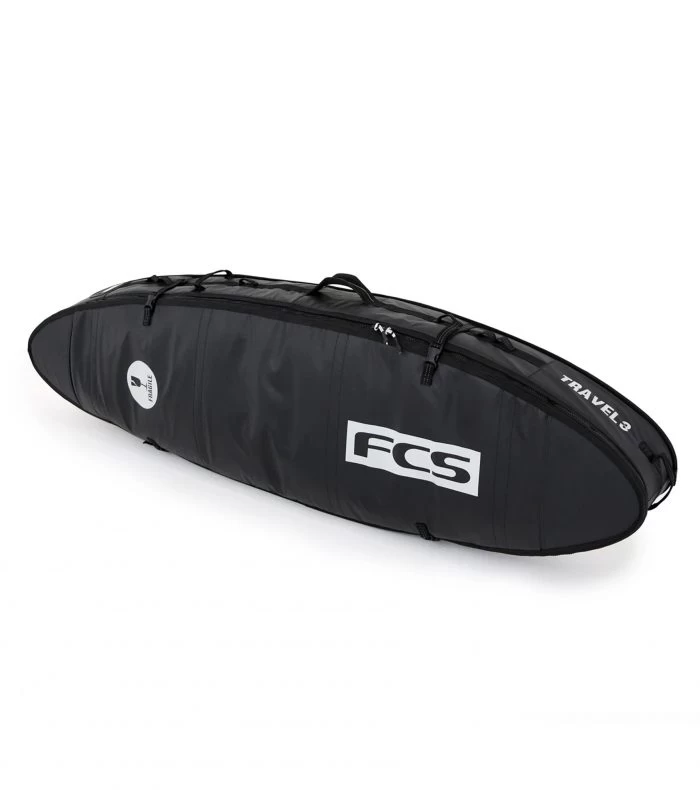 FCS – Travel 3 – Triple Boardcover – 6’3 / 6’7 / 7’0 – Black/Grey 1 FCS – Travel 3 – Triple Boardcover – 6’3 / 6’7 / 7’0 – Black/Grey