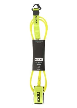 FCS Leash – All Round Essential – Acid – 6ft / 7ft 5 FCS Leash – All Round Essential – Acid – 6ft / 7ft -Surf Series Store Fcs Acid 1 1