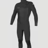 HEREN EPIC 6/5/4MM CHEST ZIP FULL WETSUIT WITH HOOD | BLACK