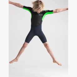C-Skins Junior Wetsuit – Element Shorty – Black / Lime 3.2MM