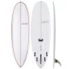 Modern Surfboards – Lovechild Model White – Orange Line 6’8 / 7’0 / 7’6