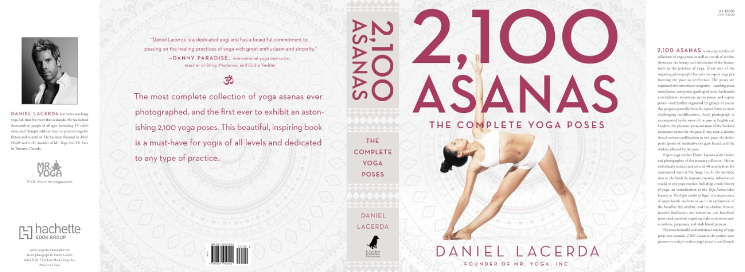 2,100 Asanas: The Complete Yoga Poses (Hardcover) By Daniel Lacerda 3 2,100 Asanas: The Complete Yoga Poses (Hardcover) By Daniel Lacerda - Image 3