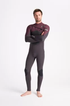 NUWAVE REWIRED 4:3 MENS CHEST ZIP STEAMER -Surf Series Store NuWave ReWired 4 3 rust front3 f008cd5b 683e 437d b431 de3559f2e98b 720x