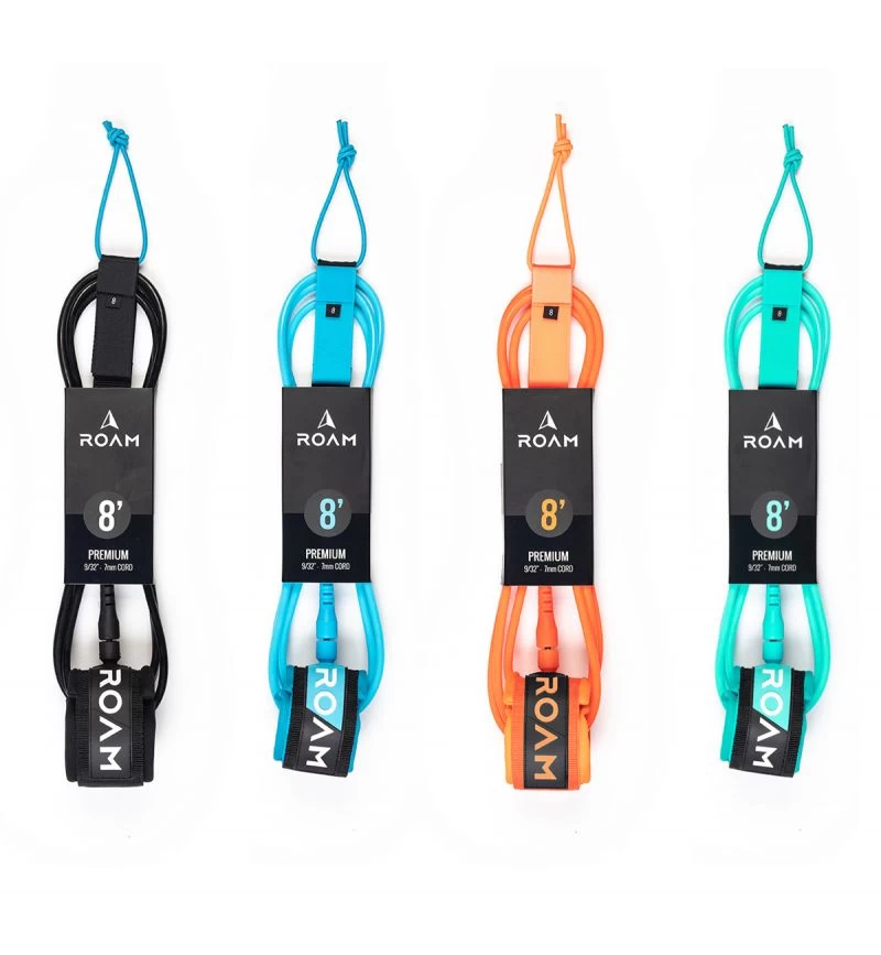 ROAM Leash 8 FT Black, Blue, Orange Or Seagreen 1 ROAM Leash 8 FT Black, Blue, Orange Or Seagreen
