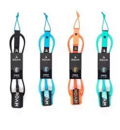 ROAM Leash 6 FT Black, Blue, Orange Or Seagreen