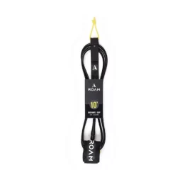 ROAM – Big Wave And SUP – Leash Black (8mm) 8″ / 9″ / 10″