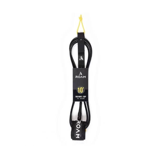 ROAM – Big Wave And SUP – Leash Black (8mm) 8″ / 9″ / 10″ 1 ROAM – Big Wave And SUP – Leash Black (8mm) 8″ / 9″ / 10″