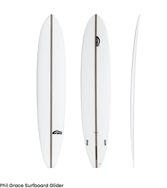 Phil Grace Surfboard – Glider – PU – ( 9’2 – 9’6 ) 1 Phil Grace Surfboard – Glider – PU – ( 9’2 – 9’6 )