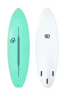 6’4 GO Softboards – Surf Range – 3 Fin – Green – Incl Fins