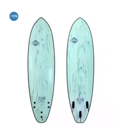 Softech Softtop Surfboard – Flash – Eric Geiselman – FCS II – 3 Fin – Aqua Mint ( 5’7 – 6’0 – 6’6 )
