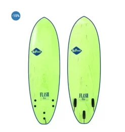 Softech Softtop Surfboard – Flash – Eric Geiselman – FCS II – 3 Fin – Green Marble ( 6’0 )