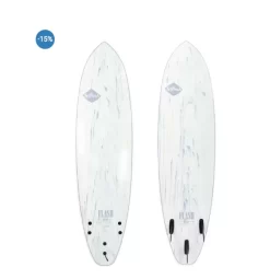 Softech Surfboard – 6’6 – Flash Eric Geiselman – FCS II – 3 Fin – White Marble