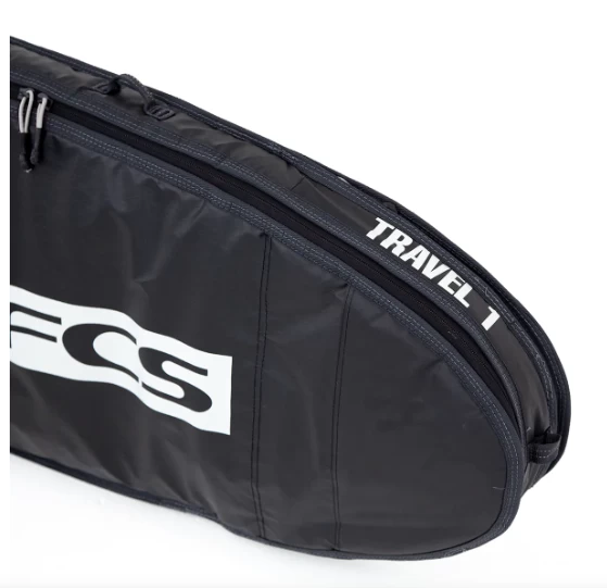 FCS – Boardbag – Travel 1 – Funboard – Black/Grey ( 5’9 – 6’0 – 6’3 – 6’7 – 7’0 – 7’6 – 8’0 – 9’2 – 9’6 ) 3 FCS – Boardbag – Travel 1 – Funboard – Black/Grey ( 5’9 – 6’0 – 6’3 – 6’7 – 7’0 – 7’6 – 8’0 – 9’2 – 9’6 ) - Image 3
