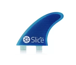 Slice Fins – Thruster Fcs Compatible – Rtm Hexcore S5 – Dual Tab – Blue