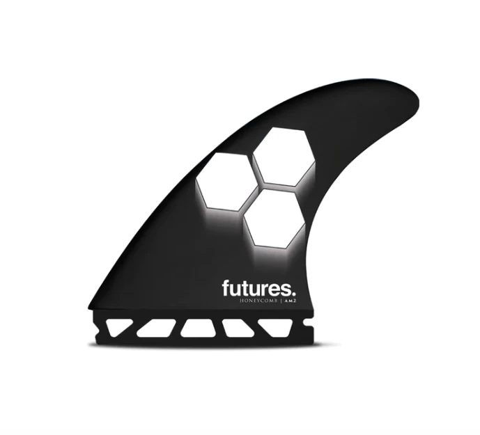 Futures Thruster Set – AM2 Honeycomb Black – Large 1 Futures Thruster Set – AM2 Honeycomb Black – Large