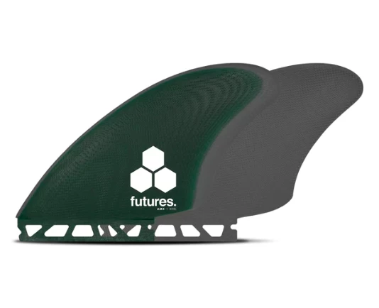 Futures Fins – Al Merrick Keel – Twin – Green/Gray 1 Futures Fins – Al Merrick Keel – Twin – Green/Gray