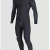 O’NEILL WETSUIT – HYPERFREAK – 4/3+MM CHEST ZIP – FULL WETSUIT MEN | BLACK/BLACK ( M – MT – L – LT – XL )