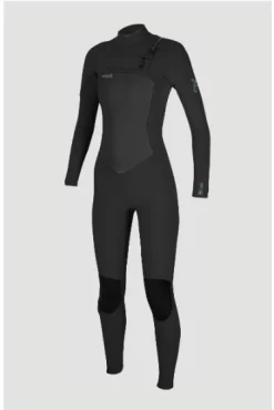 O’NEILL WETSUIT – EPIC 3/2MM+ CHEST ZIP FULL WETSUIT DAMES | BLACK/BLACK ( US6 – US8 – US10 )