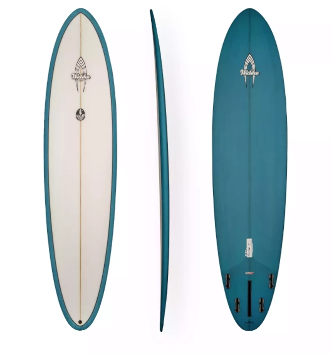 Walden Deviled Egg – Trueride – PU – FCS II – 4 + 1 – Teal ( 7’10” ) 1 Walden Deviled Egg – Trueride – PU – FCS II – 4 + 1 – Teal ( 7’10” )