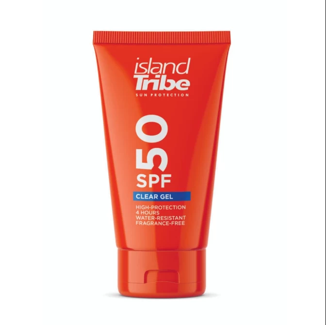 Island Tribe – SPF 50 CLEAR GEL 100ml Oxybenzone Free 1 Island Tribe – SPF 50 CLEAR GEL 100ml Oxybenzone Free