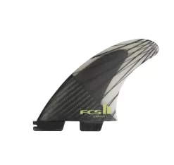 FCS II FINS – Carver PC Carbon – Large – Thruster Fins Eucalyptus