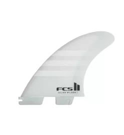 FCS II Julian Wilson Performance Core Thruster Fins White And White (Medium, Large)
