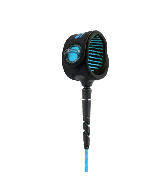 FCS 6′ Freedom Helix Comp Leash Blue And Black 1 FCS 6′ Freedom Helix Comp Leash Blue And Black