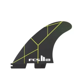 FCS II Fins – Kolohe Andino – Performance Core – Large Thruster Black And Acid