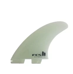 FCS II Mid Carver Performance Glass Extra Large Thruster – Fins Clear (XL)
