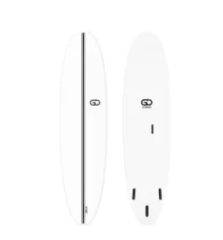 GO Softboards – Softtop Wide Ranche – 3 Fin – White ( Only 9’0 )