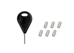 Devoted Dual Tab Compatible 6x Fin Screws + Key