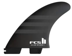FCS II Julian Wilson Performance Core Thruster Fins BLACK (Medium, Large)