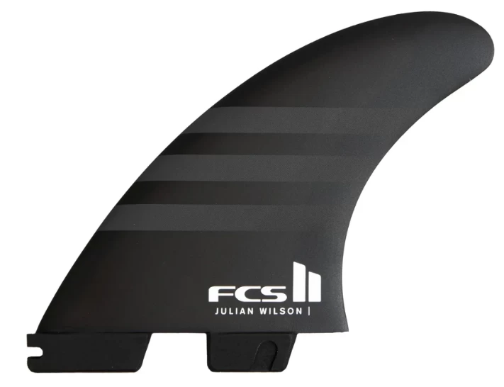 FCS II Julian Wilson Performance Core Thruster Fins BLACK (Medium, Large) 1 FCS II Julian Wilson Performance Core Thruster Fins BLACK (Medium, Large)