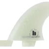 FCS II MID PERFORMANCE GLASS SIDEBITE FINS CLEAR – Small