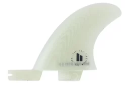 FCS II MID PERFORMANCE GLASS SIDEBITE FINS CLEAR – Small