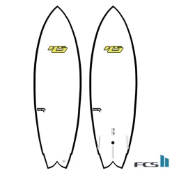 Haydenshapes Misc – FF – FCS II – 3 Fin – Clear V3