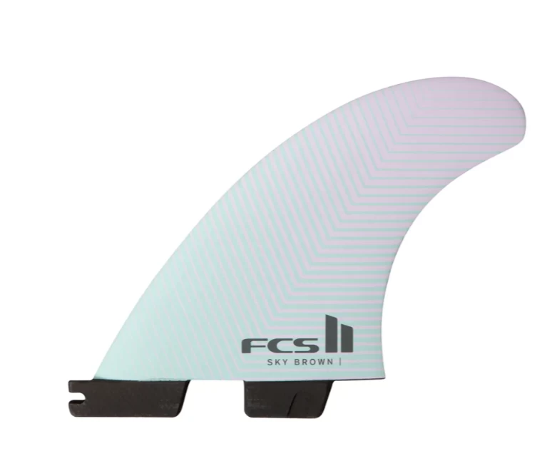 FCS II SKY BROWN PERFORMANCE CORE THRUSTER FINS 1 FCS II SKY BROWN PERFORMANCE CORE THRUSTER FINS