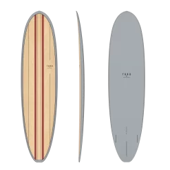 Torq TET V+ Funboard – Grey / Wood Deck – (7’4 / 7’8 / 8’2)