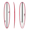 Torq Surfboard Mini Longboard 8’0 Carbon Strip Red