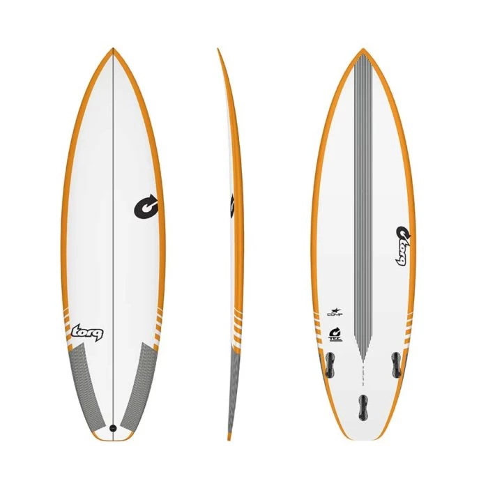 Torq Tec – Comp – White / Orange Rail – 6’0 / 6’2 1 Torq Tec – Comp – White / Orange Rail – 6’0 / 6’2