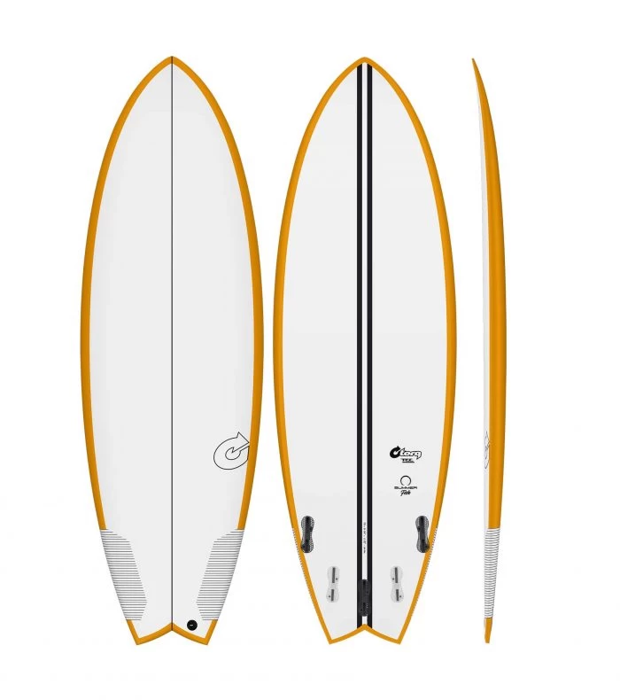 TORQ SUMMER FISH TEC – FCS II – 5 FIN – ORANGE RAIL – 5’6 / 5’8 / 5’10 / 6’0 / 6’2