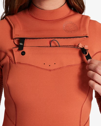 Billabong Womens Wetsuit – Salty Dayz – 4.3mm – Copper Sands ( Size Euro 8 & 10 ) 4 Billabong Womens Wetsuit – Salty Dayz – 4.3mm – Copper Sands ( Size Euro 8 & 10 ) - Image 4