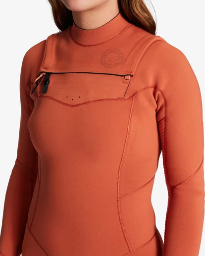 Billabong Womens Wetsuit – Salty Dayz – 4.3mm – Copper Sands ( Size Euro 8 & 10 ) 3 Billabong Womens Wetsuit – Salty Dayz – 4.3mm – Copper Sands ( Size Euro 8 & 10 ) - Image 3